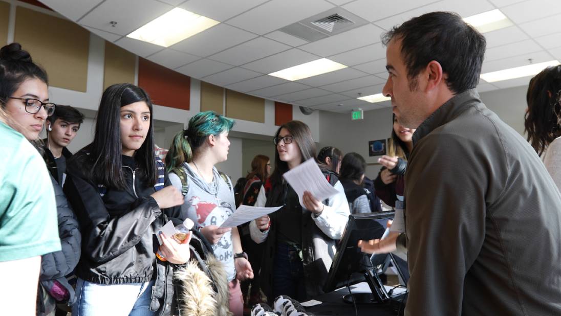 Guardian Scholars at a school fair